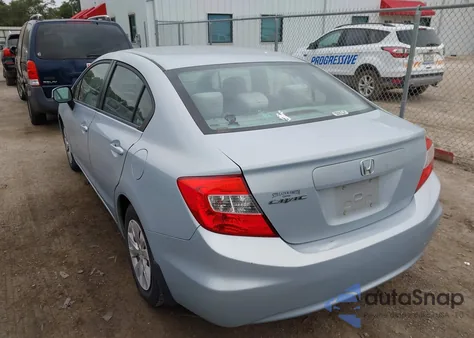 2012 Honda Civic Lx from USA, damaged, VIN 2HGFB2F5XCH541982